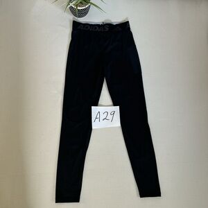 adidas Black Athletic Tights with Branded Waistband